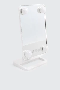 Ardene LED Lighted Makeup Mirror in White