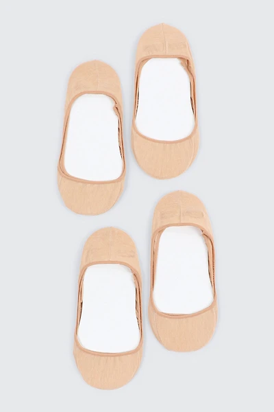 4 paires de mini-socquettes échancrées