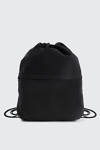 Ardene Drawstring Bag For Men in Black | 100% Recycled Polyester | Eco-Conscious