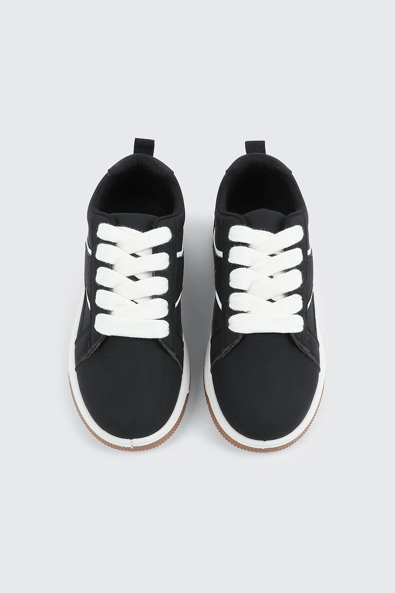 Espadrilles lacées en faux suède