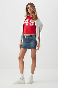 T-shirt court graphique