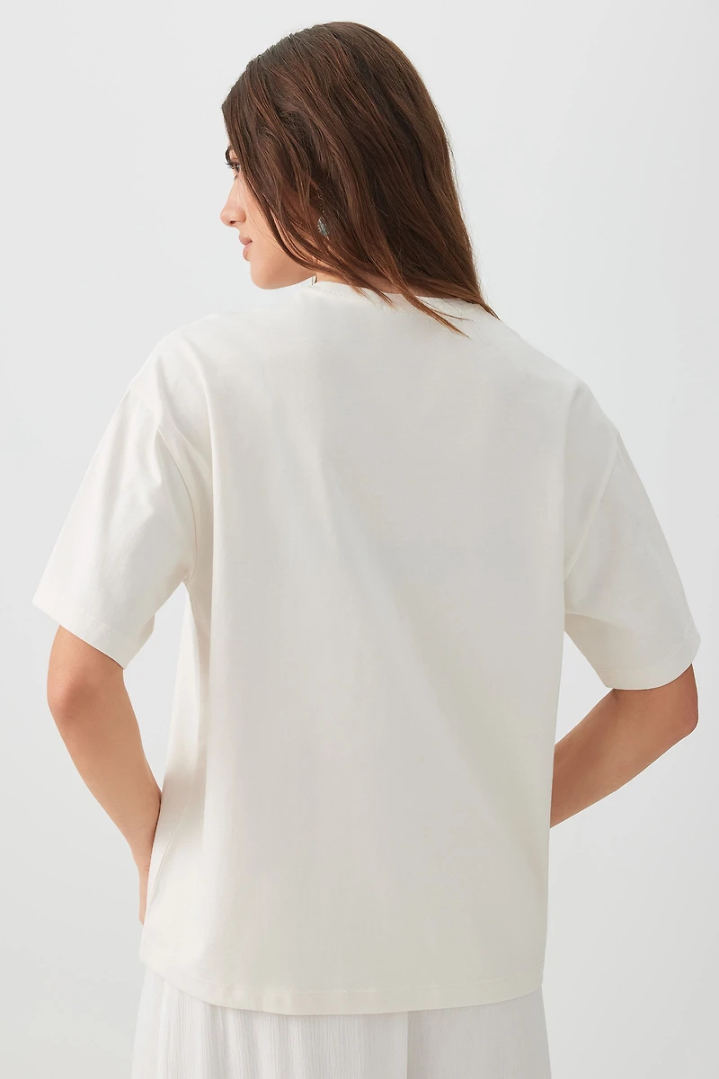 T-shirt graphique ample