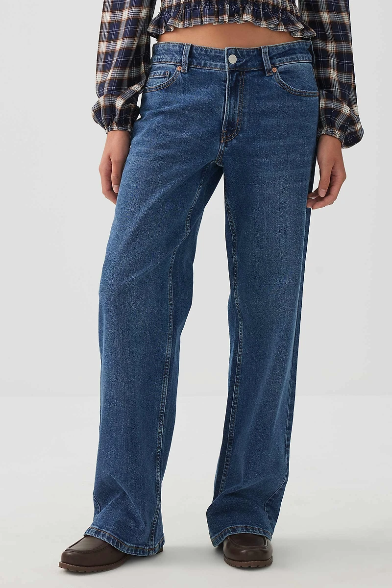 Le jean Era coupe droite et taille mi-haute