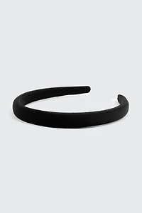 Ardene Solid Headband in Black | Polyester