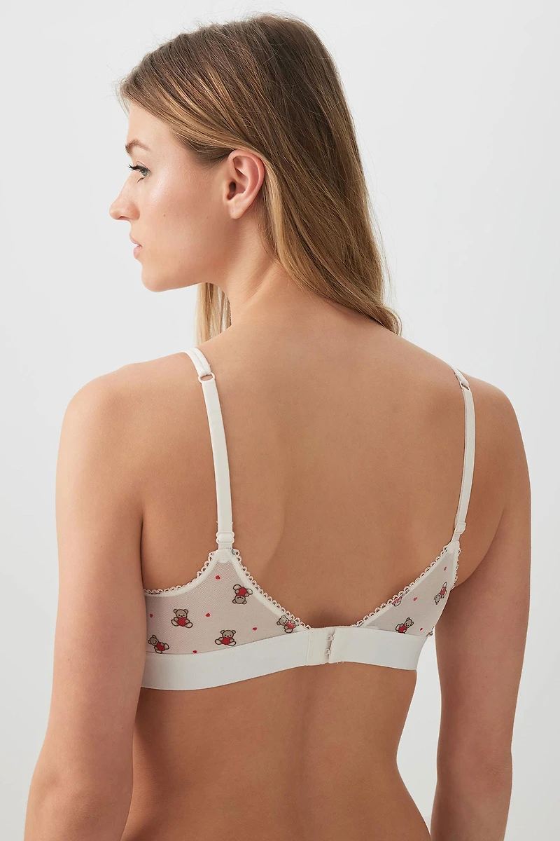 Soutien-gorge léger en maille tout-aller