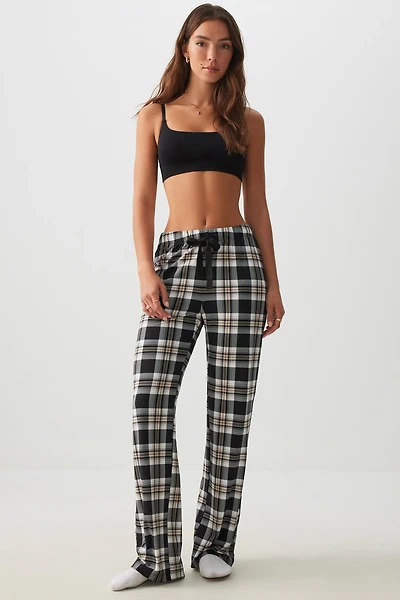 Ardene Super Soft Straight Leg PJ Pants | Size | Polyester/Spandex | Eco-Conscious