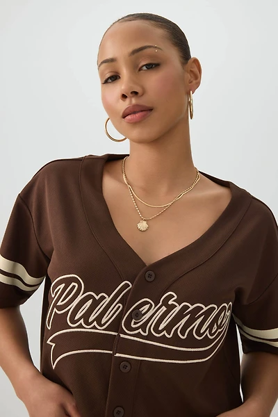 T-shirt de baseball en maille