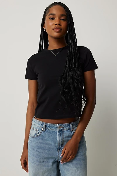 Ardene Effortless Everyday T-Shirt in | Size | Cotton/Elastane | Eco-Conscious