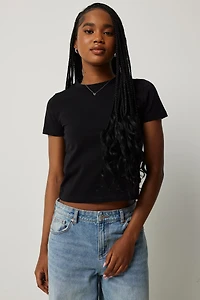 Ardene Effortless Everyday T-Shirt in | Size | Cotton/Elastane | Eco-Conscious