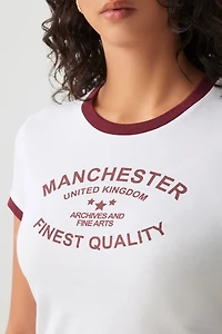 T-shirt destination à bordures contrastantes