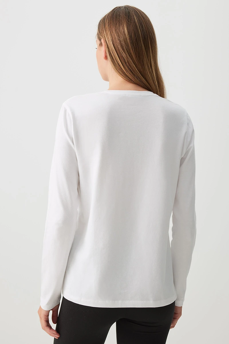 T-shirt à manches longues Basic