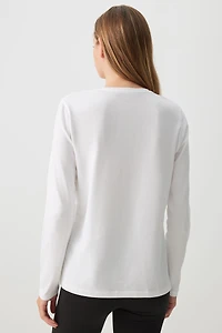 T-shirt à manches longues Basic