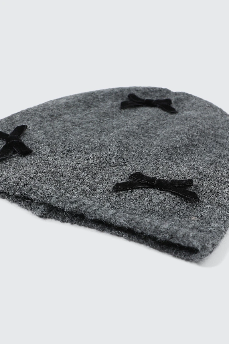 Tuque à petites boucles en velours