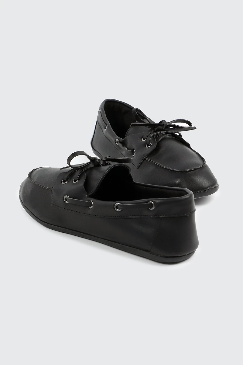 Mocassins bateau en faux cuir