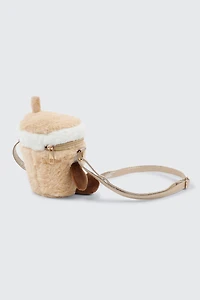 Sac bandoulière mini en peluche