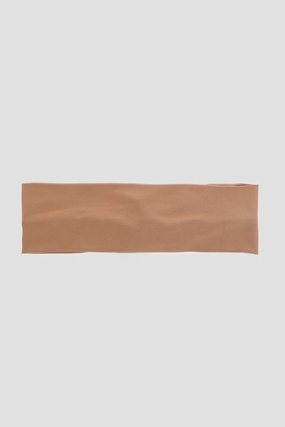 Ardene Knotted Headwrap in Cognac | Polyester