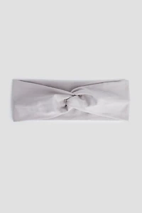 Ardene Beige Twist Headwrap in Light Grey