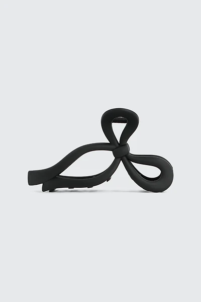Ardene Bow Shaped Hair Claw in Black