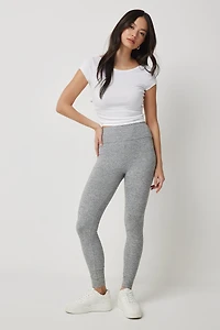 Legging à bordures festonées