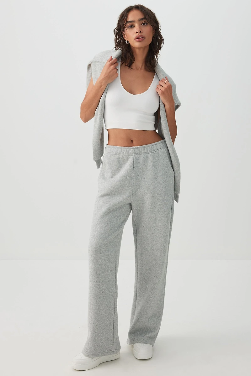 Camisole courte à col V sans coutures