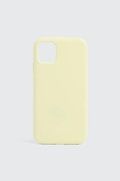 Ardene Model 11 Silicone Phone Case in Light Yellow | Microfiber