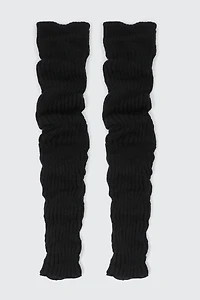 Ardene Over-the-Knee Leg Warmers in Black | 100% Acrylic