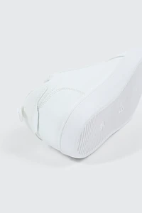 Espadrilles blanches lacées