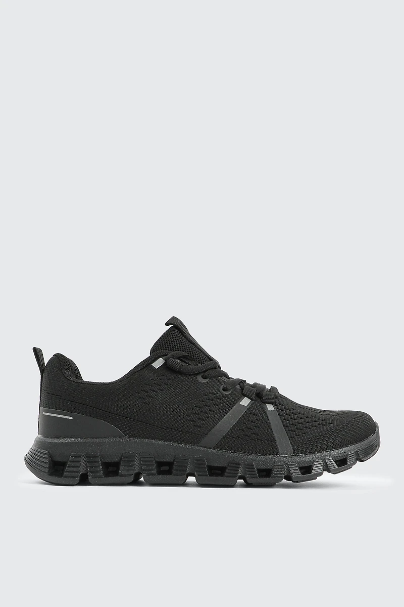 Ardene Black Jogger Sneakers | Size