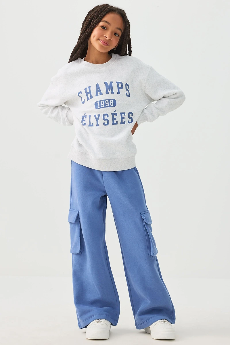 Chandail à col rond en Molleton MADESOFT