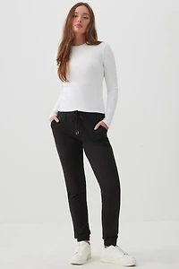 Ardene Super Soft Sweatpants in Black | Size | Polyester/Elastane | Eco-Conscious