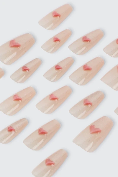 Ardene 20-Pack Heart Fake Nails