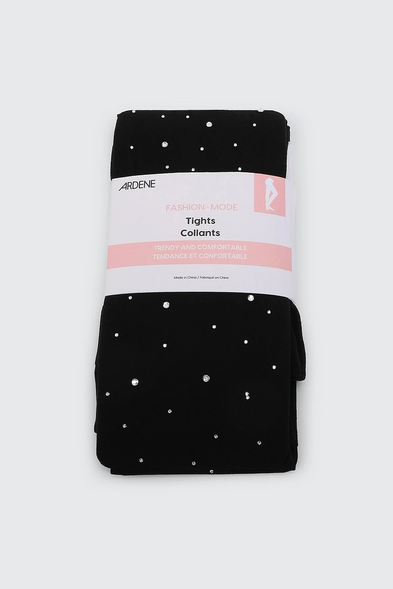 Collant orné de cristaux