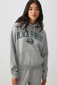 Ardene Graphic Hoodie in | Size | Polyester/Cotton | Fleece-Lined