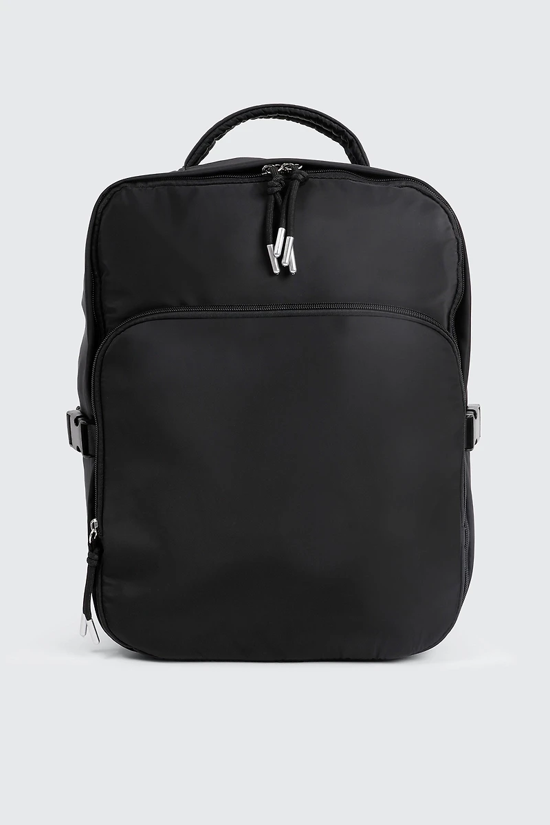 Ardene Nylon Backpack in Black | 100% Recycled Polyester | Eco-Conscious