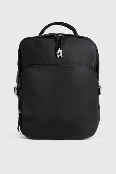 Ardene Nylon Backpack in Black | 100% Recycled Polyester | Eco-Conscious