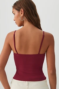 Camisole à bretelles ajustables très douce Basic