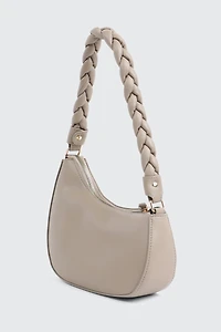 Sac baguette à anse tressée