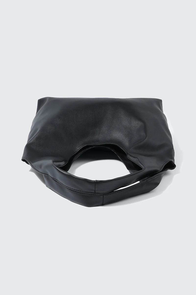 Grand sac d'épaule à poignée torsadée