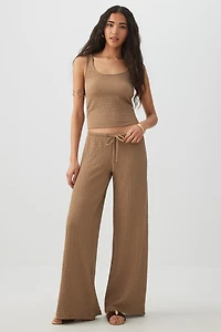 Camisole texturée à col dégagé