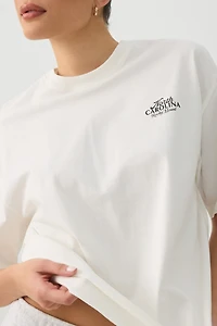 T-shirt ample graphique