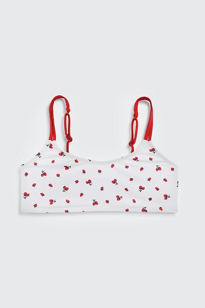 Ardene Kids Printed Bikini Top in | Size | Polyester/Nylon/Elastane | Microfiber