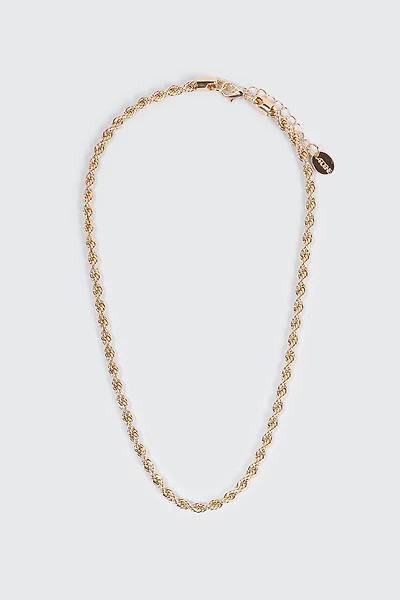 Ardene Torsade Chain Necklace in Gold | Eco-Conscious