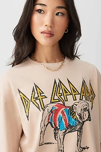 T-shirt Def Leppard ample