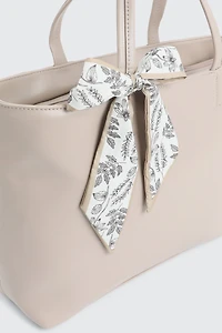 Grand sac fourre-tout avec foulard