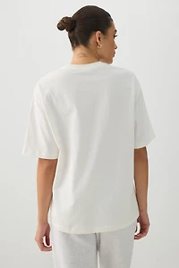 T-shirt ample graphique