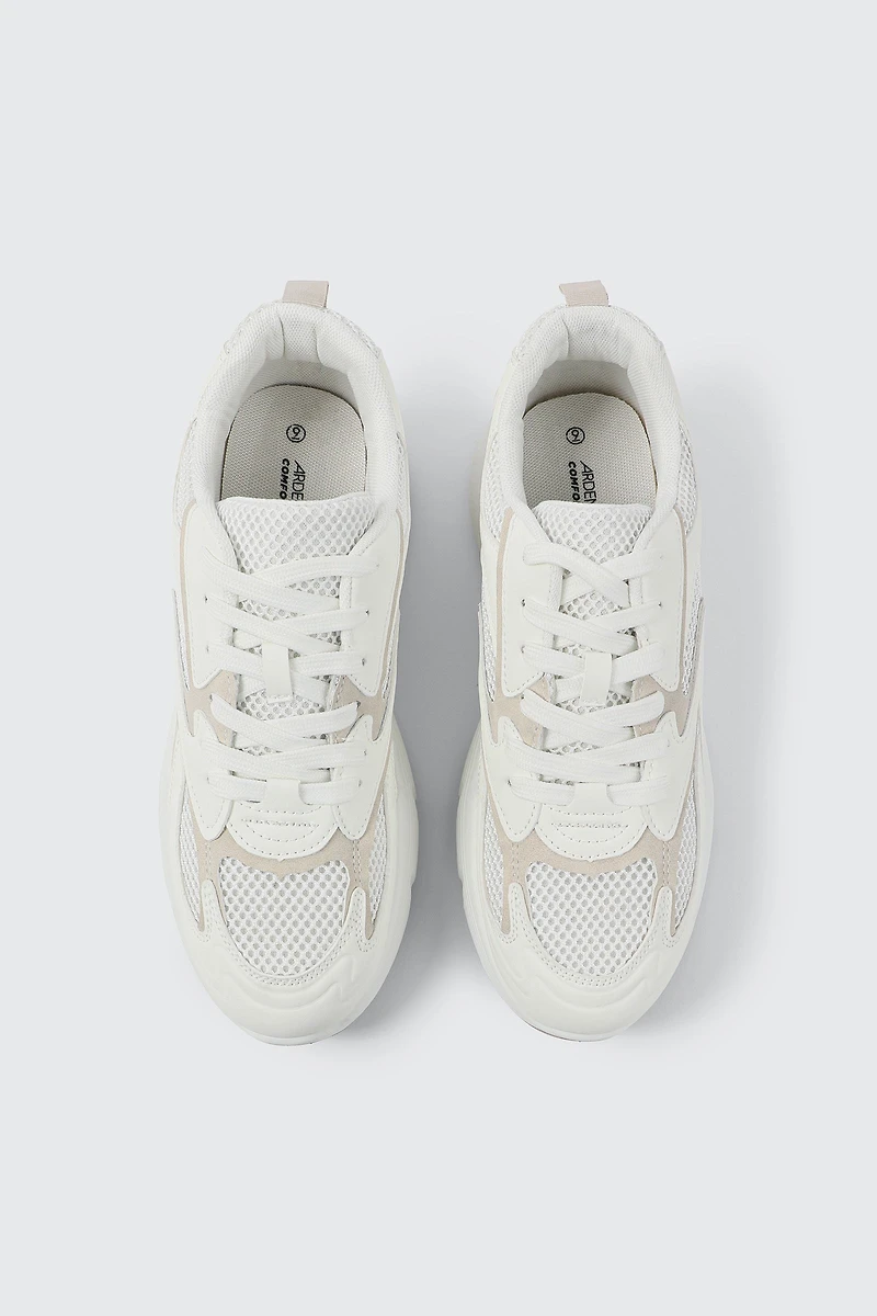 Espadrilles lacées rétro