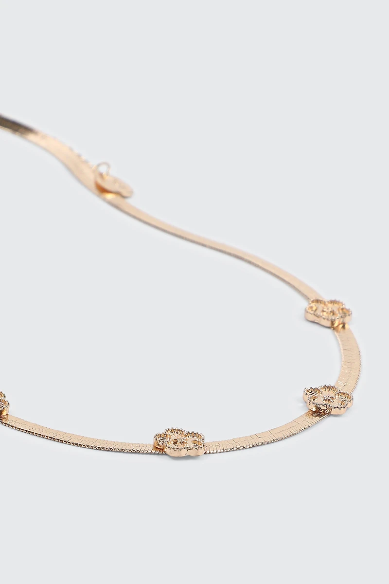 Chaîne plate à marguerites