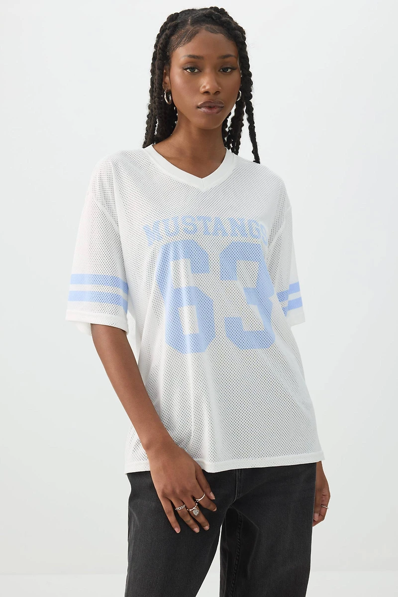 T-shirt football en maille