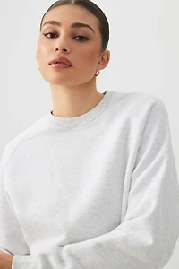 Chandail à manches raglan en Molleton MADESOFT