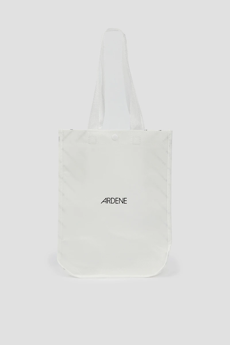 Small Ardene Bag with Snap Closure in White